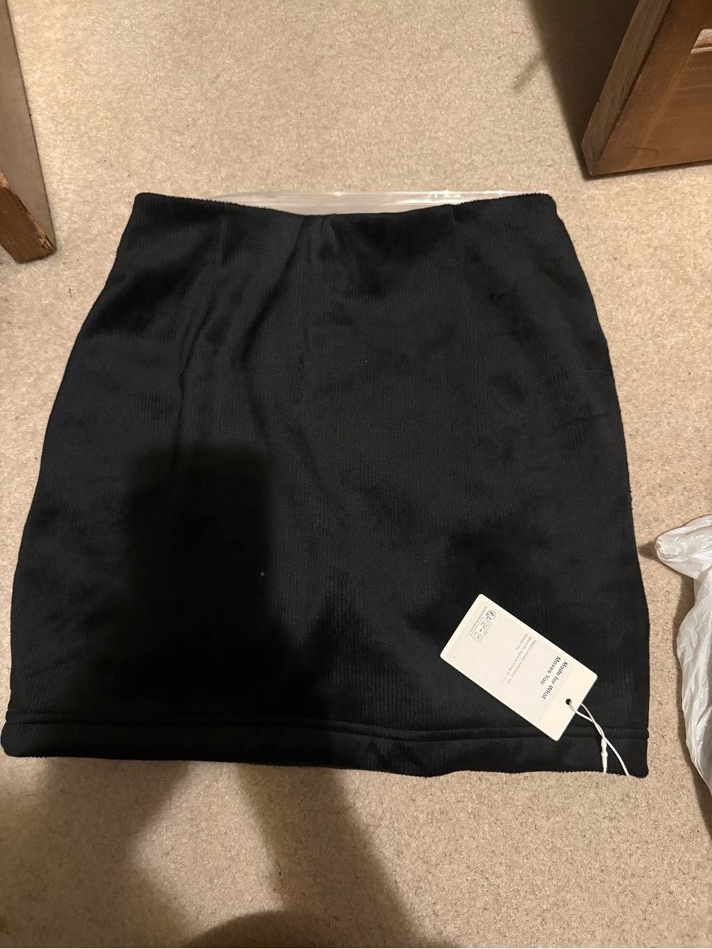 NWT Halara High Waisted Tummy Control Butt Lifting Fleece Corduroy Mini Skort - Picture 7 of 8